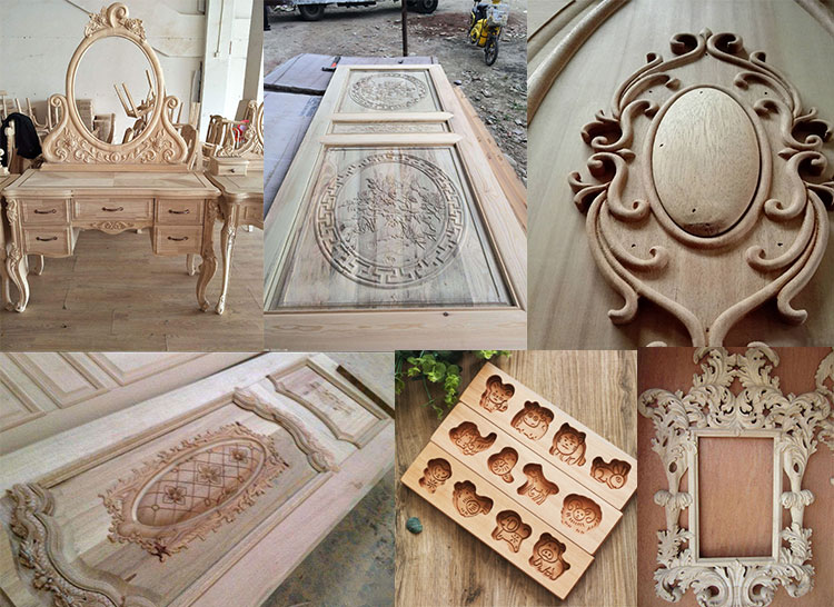 Woodworking-CNC-router-processing-samples Carpintaria-CNC-Router-Processando-amostras