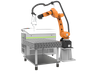 Sistema de máquina de soldagem a laser robô