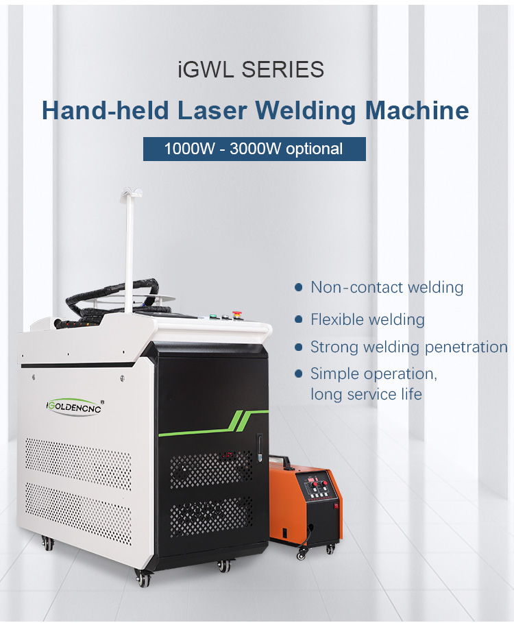 Máquina de soldagem a laser de 1500W para aço inoxidável
