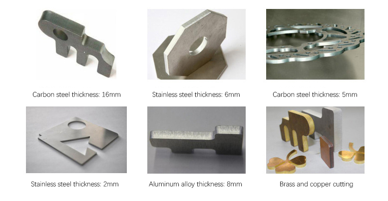 Amostras de processamento de m&aacute;quinas de corte de plasma