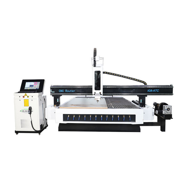 2130 4 Eixo ATC CNC Router com eixo rotativo