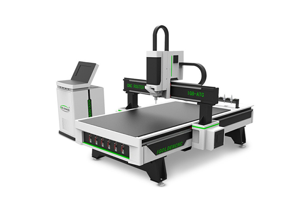 Roteador de madeira CNC.