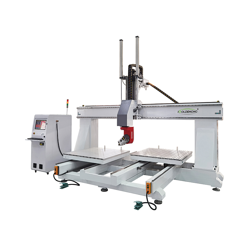 5 eixos de tabela de movimento CNC Máquinas de madeira do roteador CNC