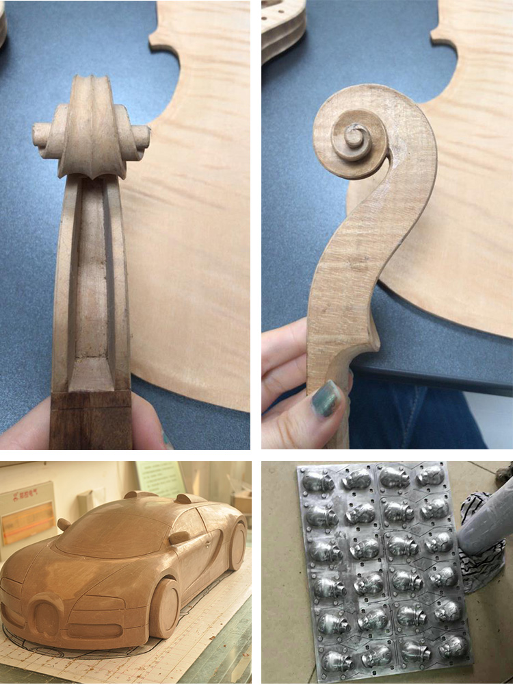 1730 5 Eixo ATC CNC Amostras de processamento de roteador