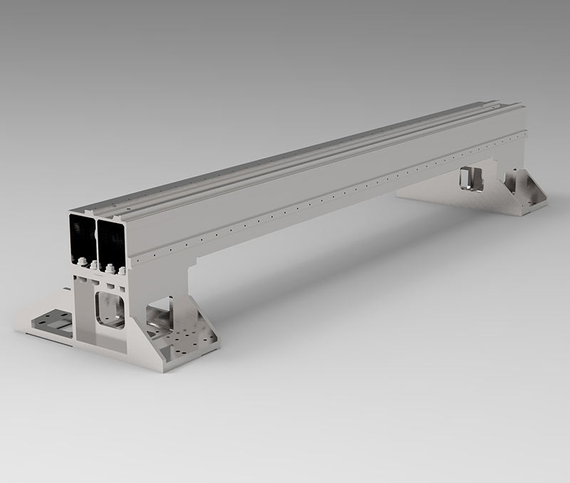 Feixe de extrus&atilde;o de alum&iacute;nio aeroespacial