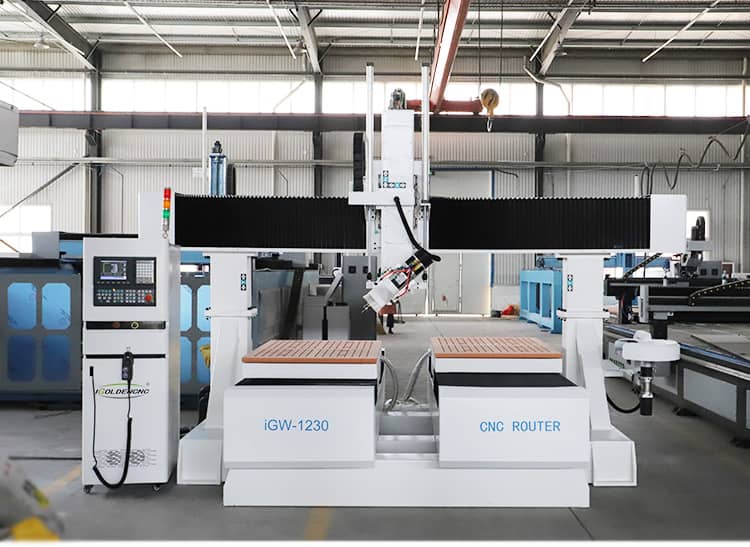 M&aacute;quina CNC de madeira de 4 eixos