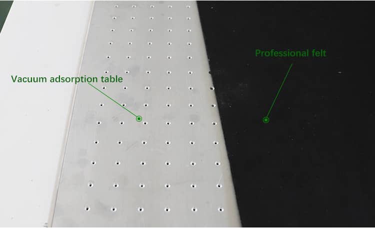 Plataforma de alum&iacute;nio com favo de mel + feltro de alta qualidade