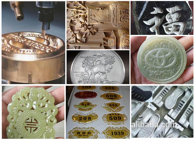 Pequena Mini 6060 M&aacute;quina de Gravura ATC