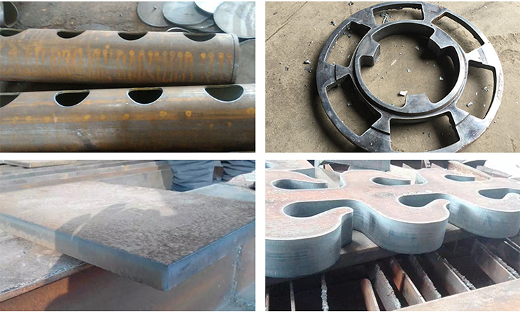 Amostras de corte de plasma