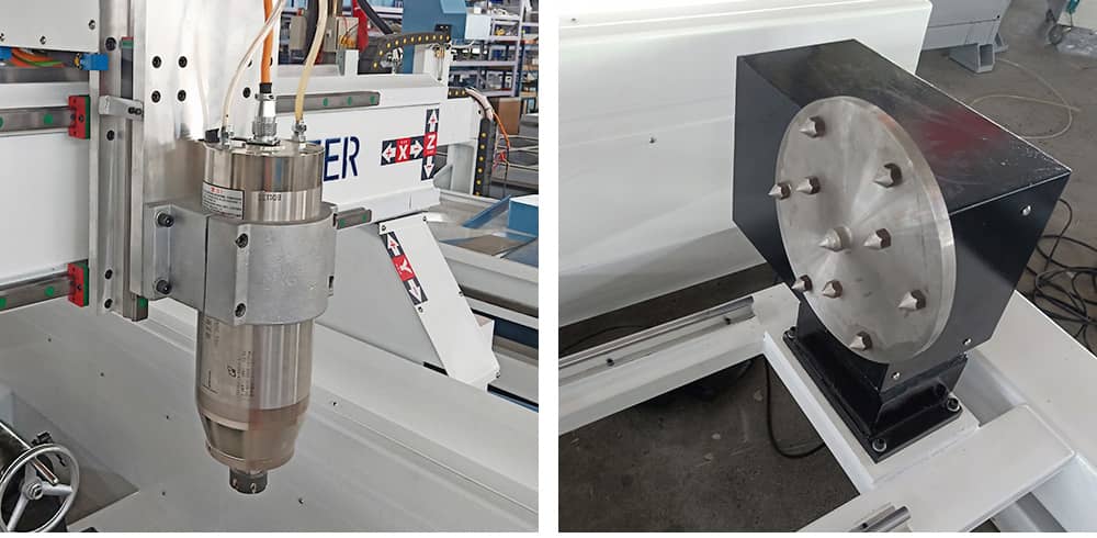 M&aacute;quina de gravura de madeira cil&iacute;ndrica