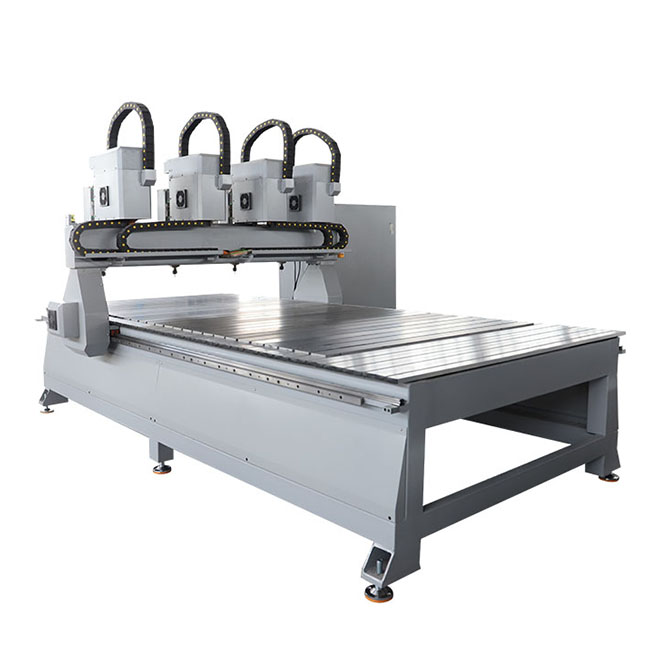 Four Head Woodworking CNC Router