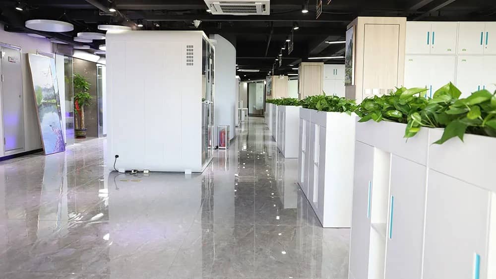 &Aacute;rea de escrit&oacute;rio da equipe de igoldencnc