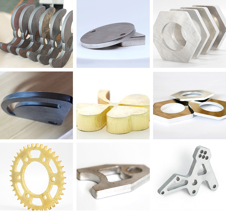 Amostras de corte de plasma