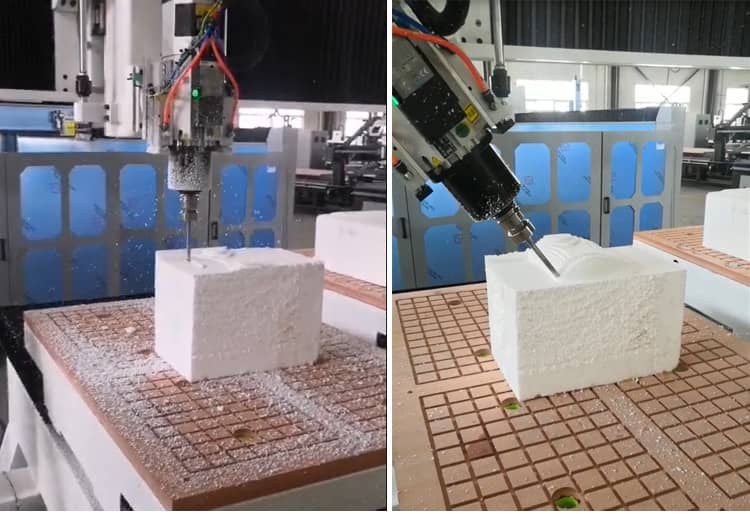 roteador CNC de madeira para 4 eixos