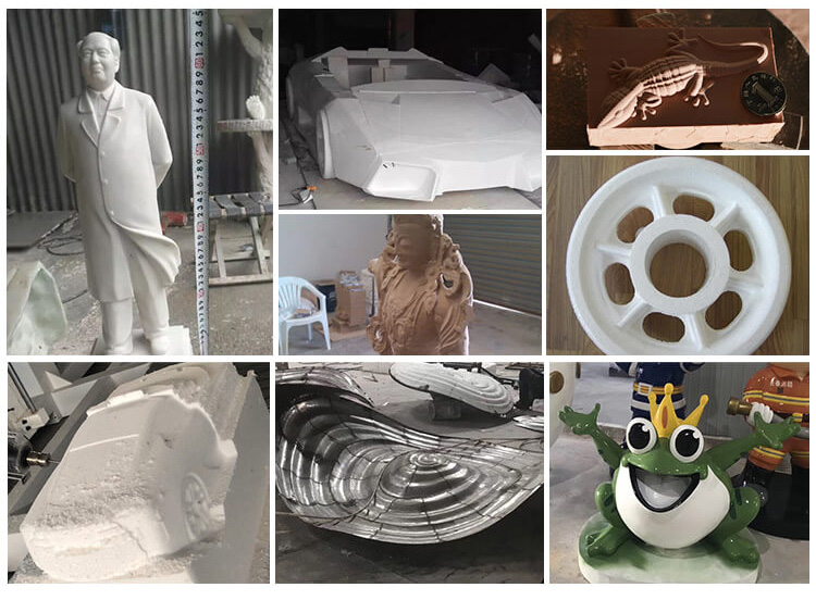 4 eixos de espuma ATC Wood CNC Router