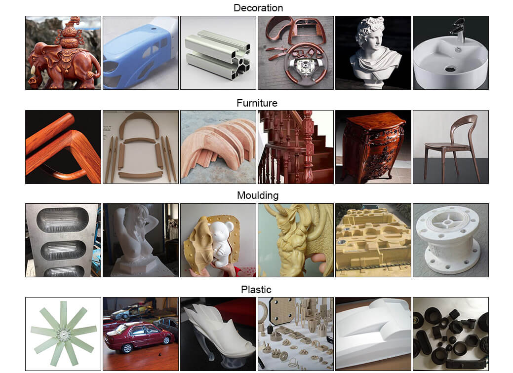 5 eixos ATC CNC Router Machine