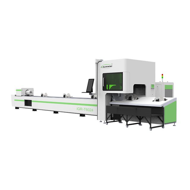 Máquina de corte de tubo a laser de fibra de metal CNC 