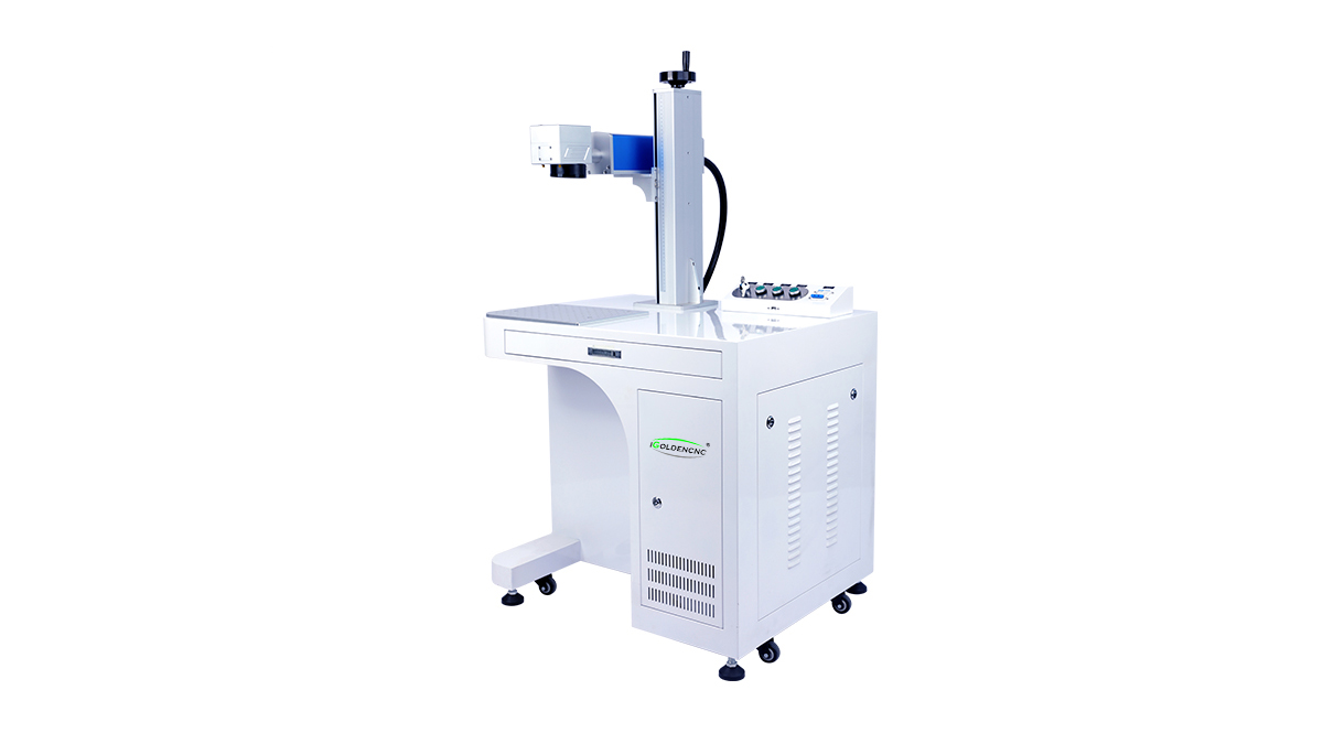 M&aacute;quina de marca&ccedil;&atilde;o a laser.