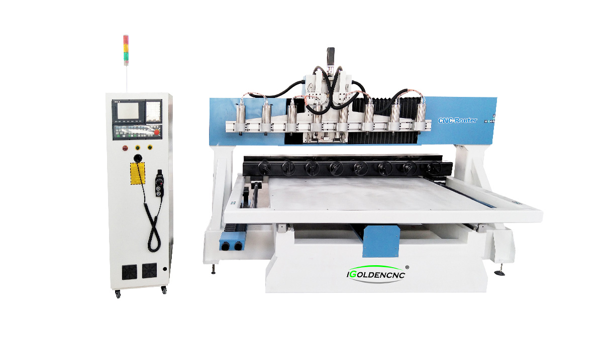 4 eixos multi-hhead cnc router