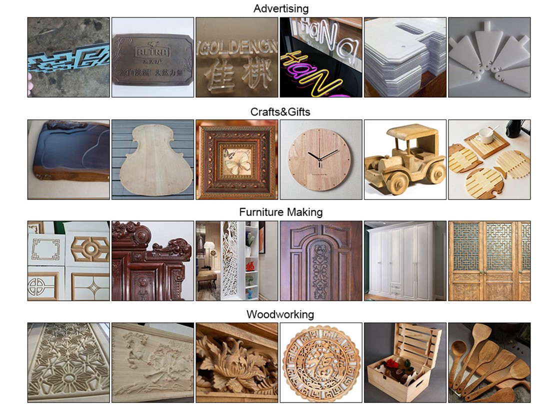 Cen&aacute;rios de uso do roteador de madeira CNC ATC