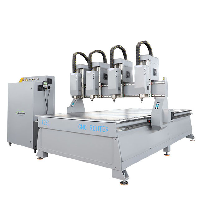 Four Head Woodworking CNC Router