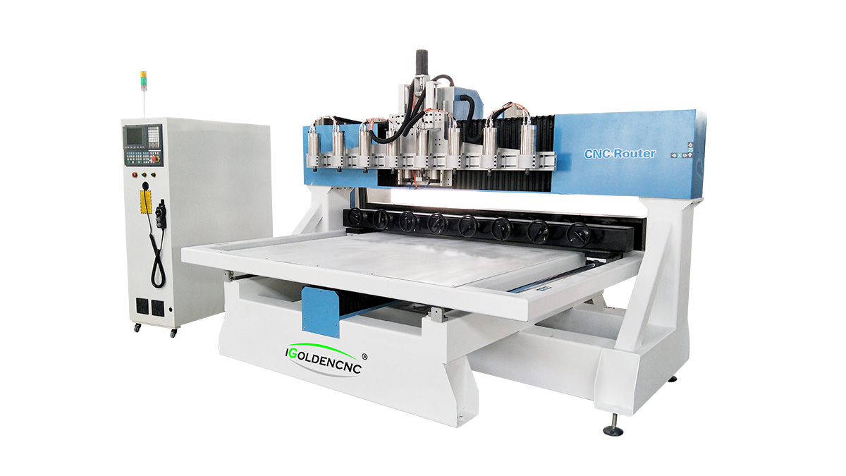 4 eixos multi-hhead cnc router