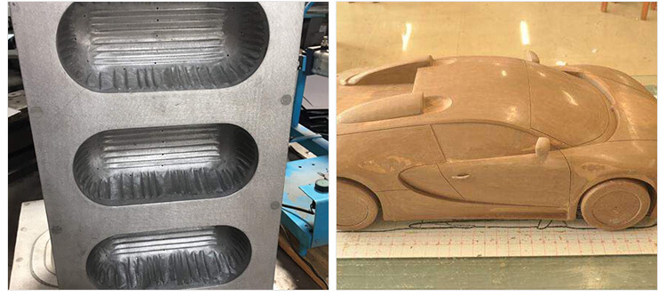 Roteador de 5 eixos em movimento de p&oacute;rtico