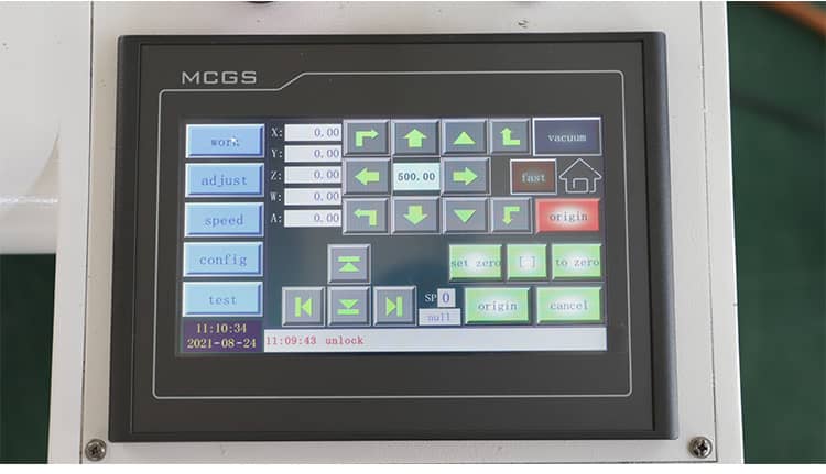 Sistema de m&aacute;quina de corte de couro