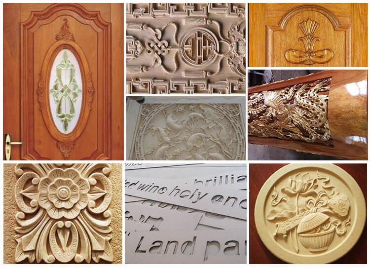 M&aacute;quina de escultura em madeira 3D roteador CNC com 4 cabe&ccedil;a