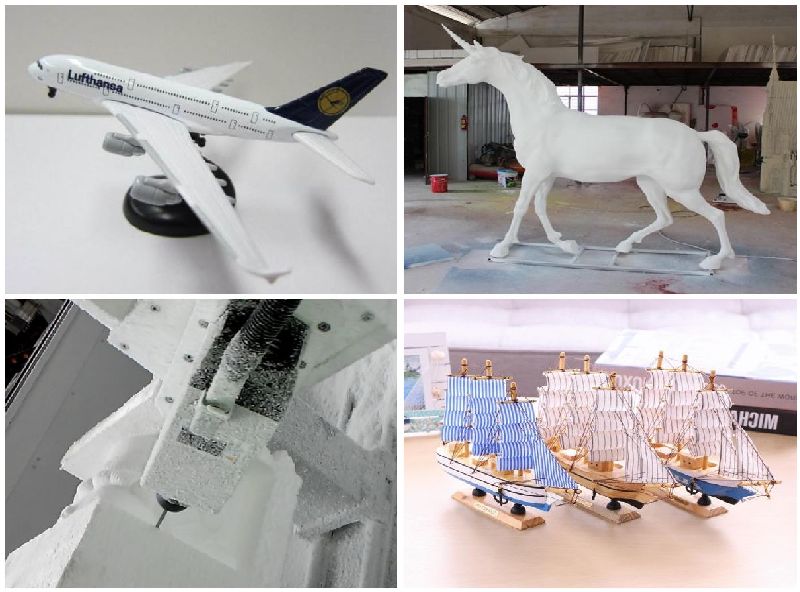 Corte de espuma de roteador CNC 