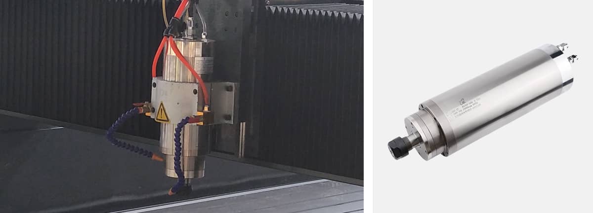 Eixo da m&aacute;quina de escultura de pedra