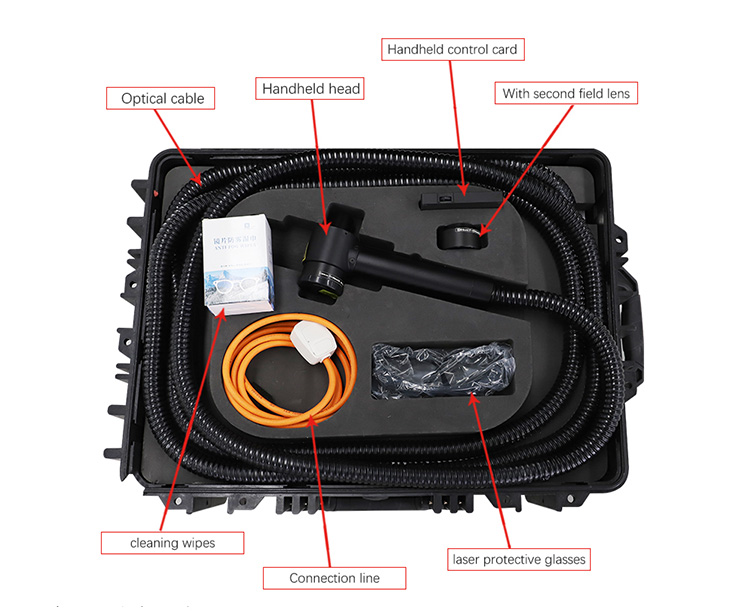 M&aacute;quina de limpeza a laser de mochila