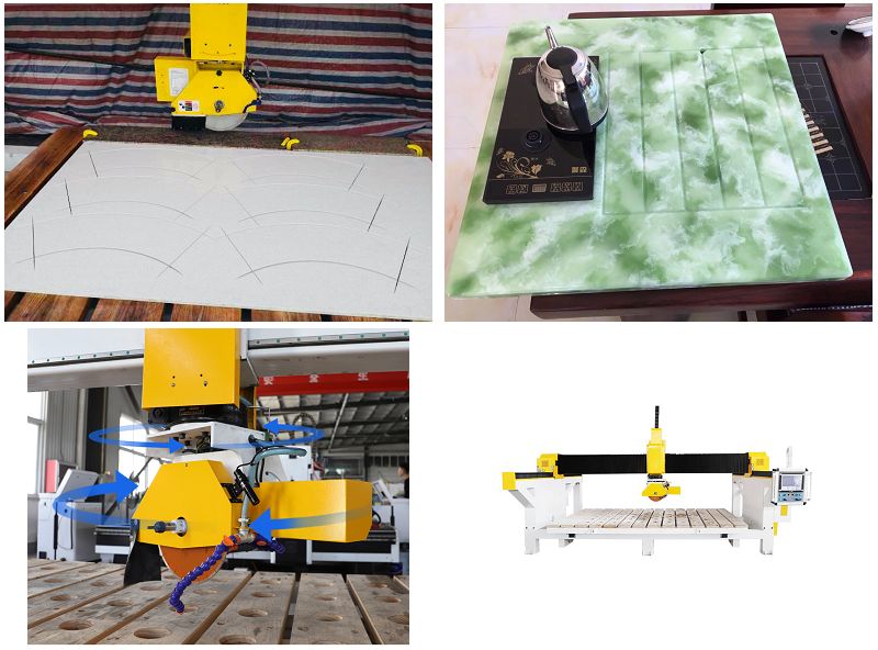 M&aacute;quina CNC de pedra de 5 eixo