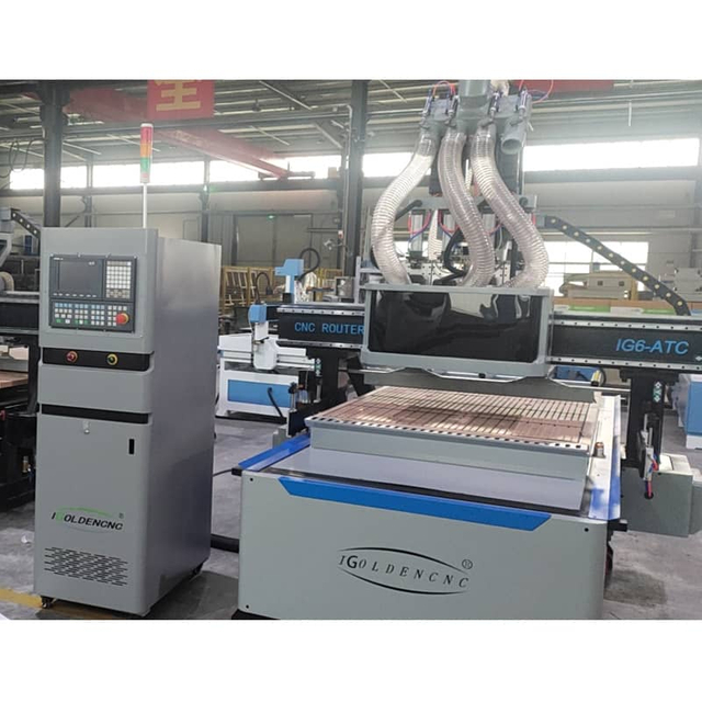 Roteador CNC de Aninhamento de Três Processos para Fabricação de Armários