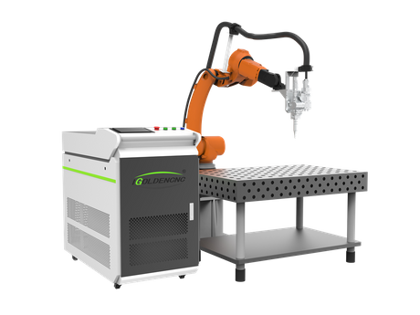 Sistema de máquina de soldagem a laser robô