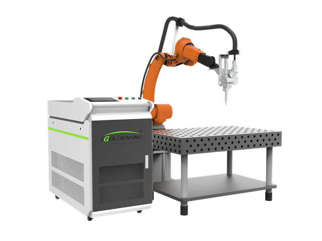 Sistema de máquina de soldagem a laser robô