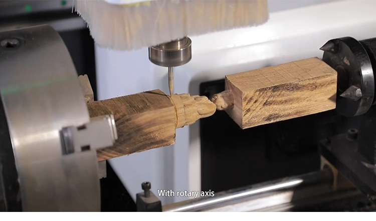 M&aacute;quina de roteador CNC de 4 eixos